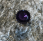 Preview: Antiker Amethyst Ring 585 WG 14 mm rund
