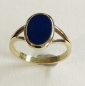 Preview: Lapis-Ring oval 585 GG