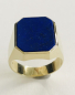 Preview: Lapis-Siegelring 8eck 585 GG