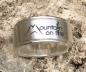 Preview: Mountain on fire Silberring beweglich