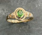Preview: Tsavorit Ring Oval 585 GG