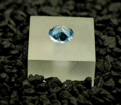 Aquamarin rund 2,35ct