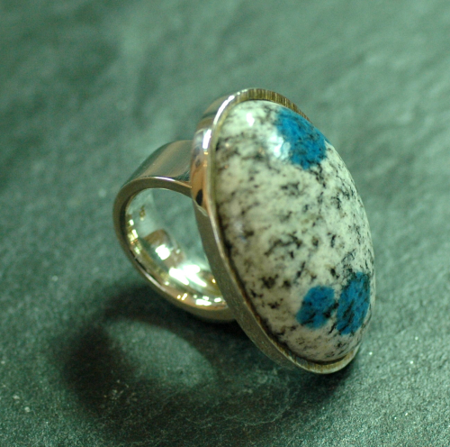 K2 Silberring Oval