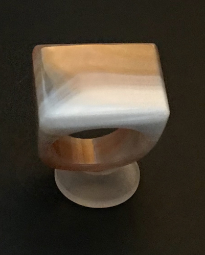 Flowerpower Achat-Ring