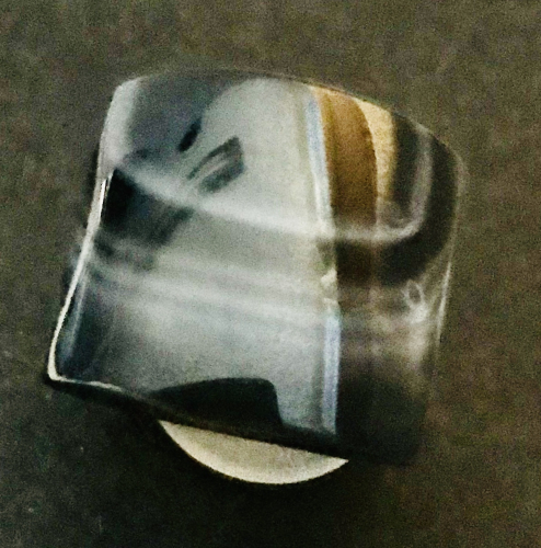 Streifen Achat-Ring