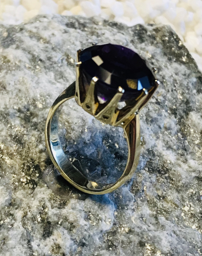 Amethyst Ring antik 585 GG