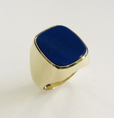 Siegelring-Lapis antik 585 GG Handarbeit