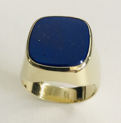 Siegelring-Lapis antik 585 GG Handarbeit