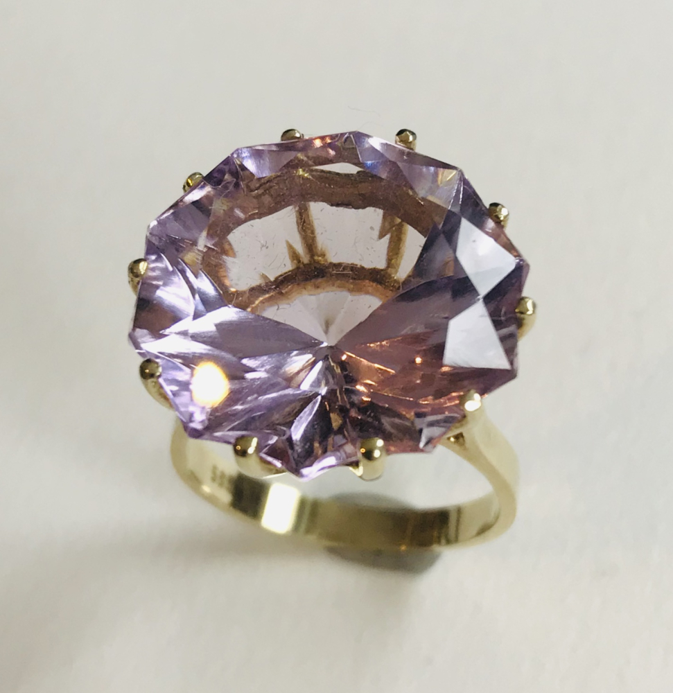 Amethyst Damen Ring 585 GG