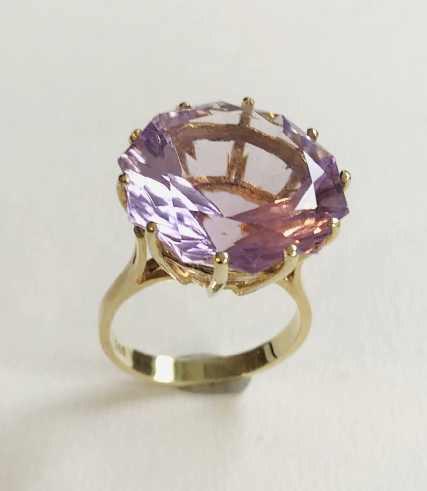 Amethyst Damen Ring 585 GG