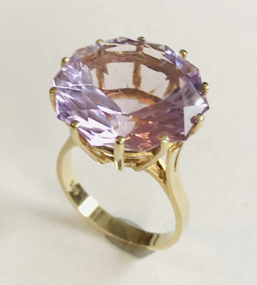 Amethyst Damen Ring 585 GG