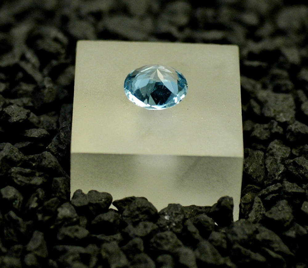 Aquamarin rund 2,35ct