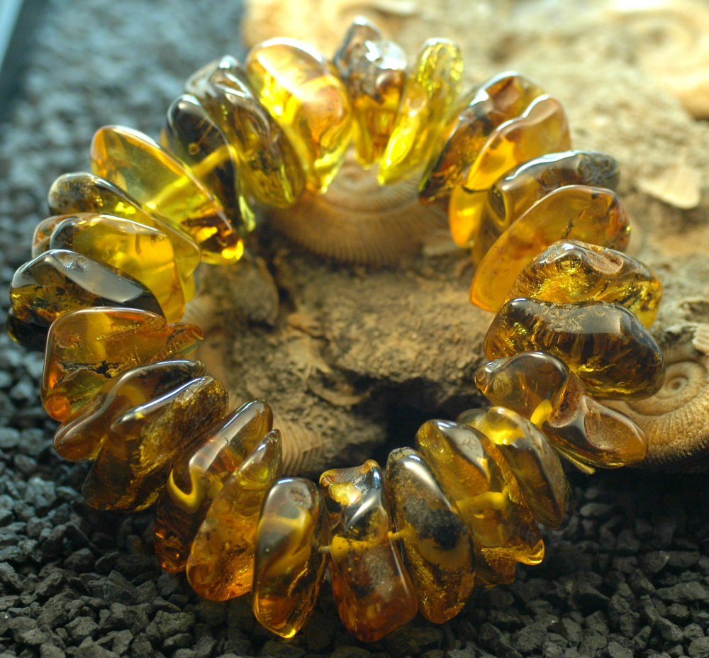 Bernstein Armband natur