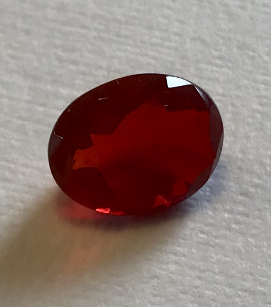 Feuer-Opal oval