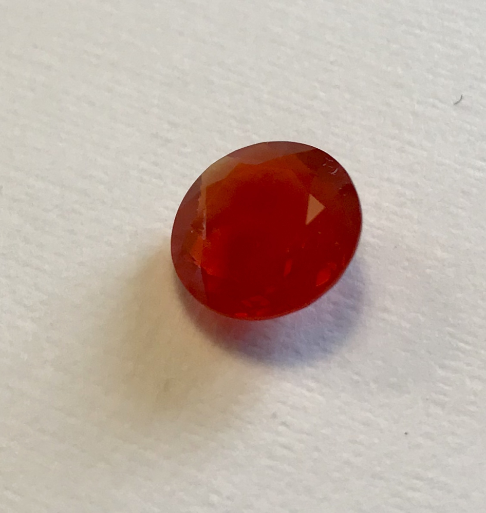 Feuer-Opal rund Top Qualität