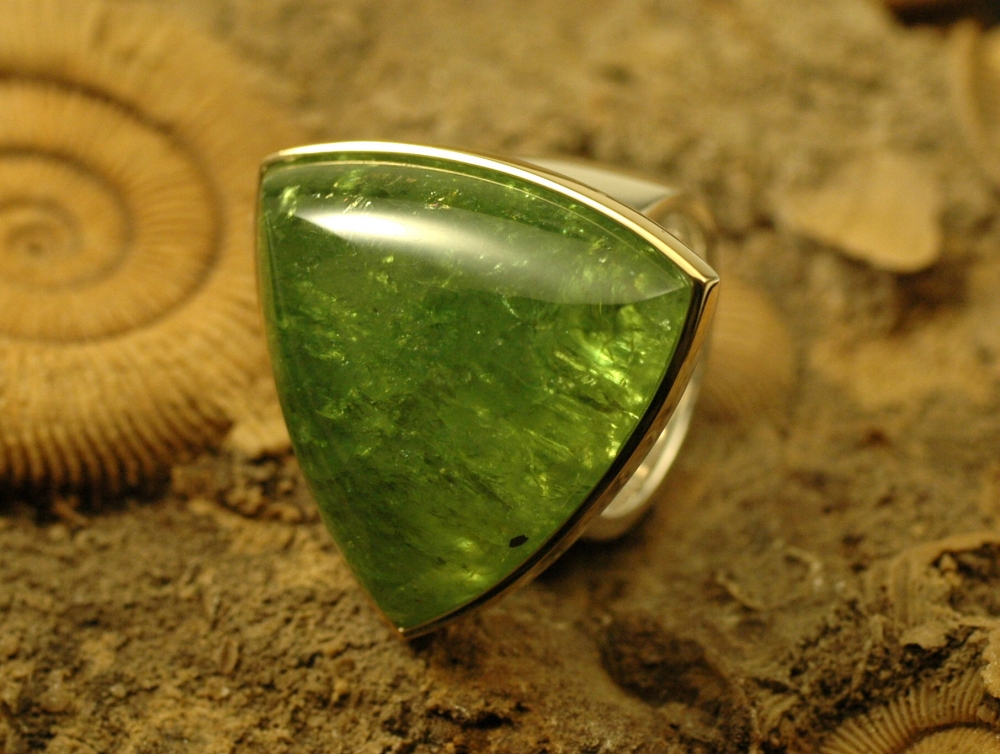 Grüner Granat Ring