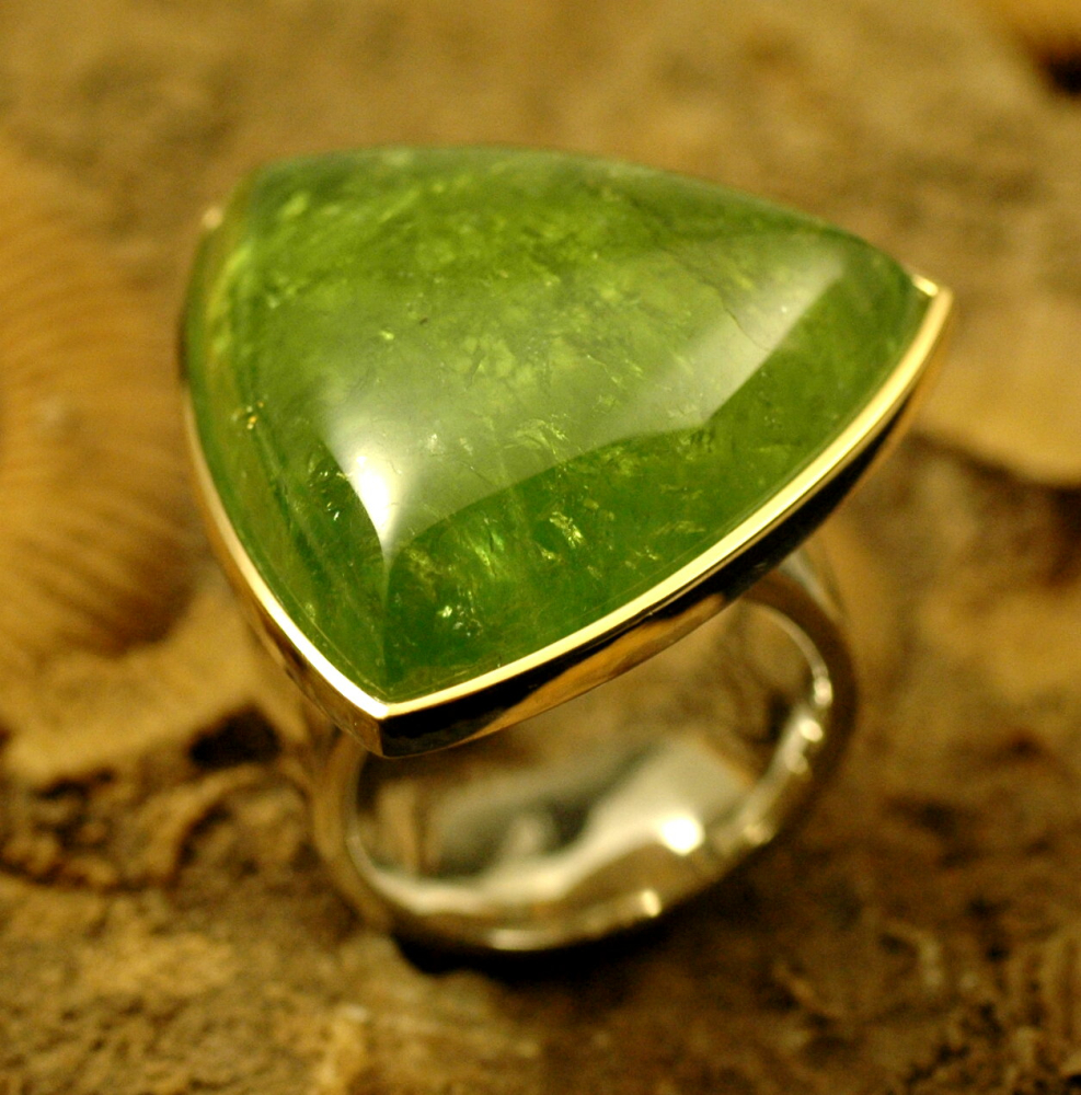 Grüner Granat Ring