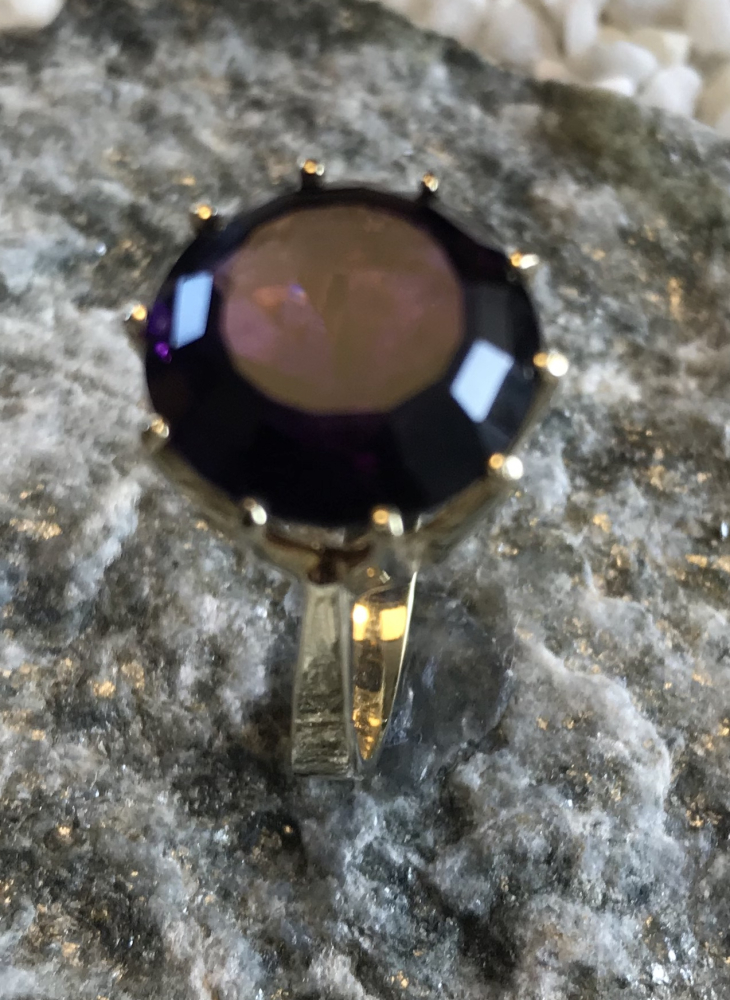 Amethyst Ring 585 GG