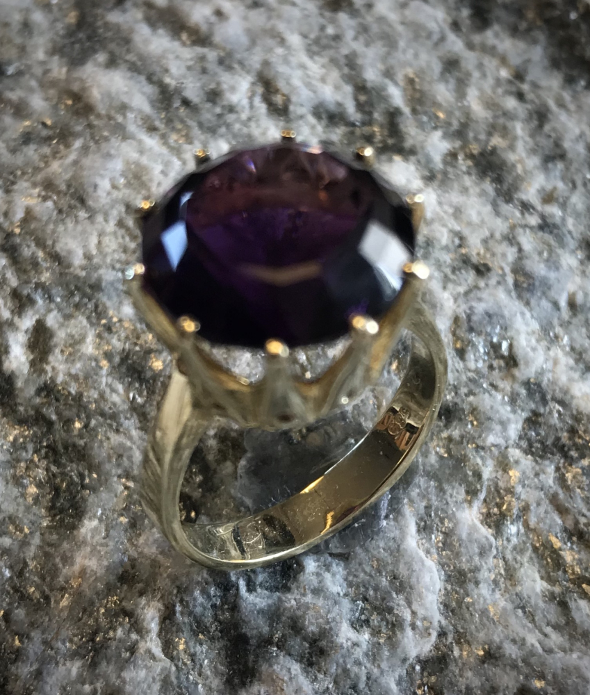 Amethyst Ring 585 GG