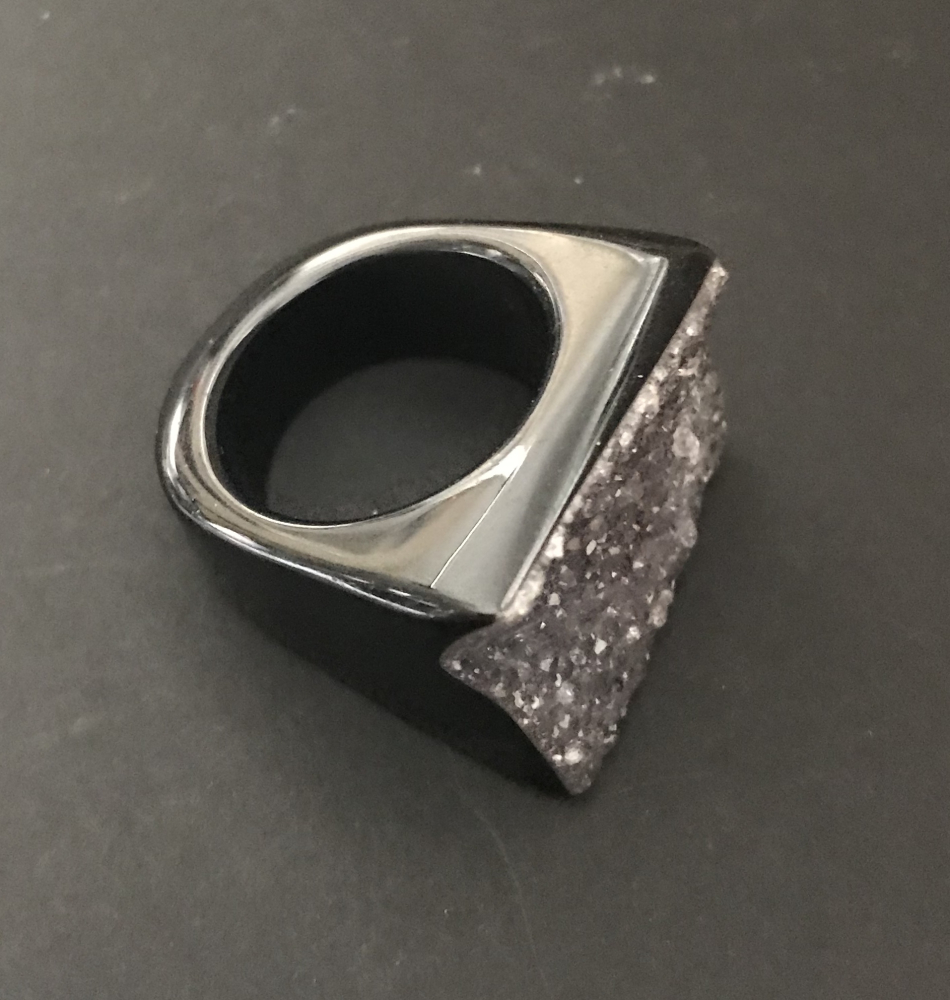 Kristall Achat-Ring