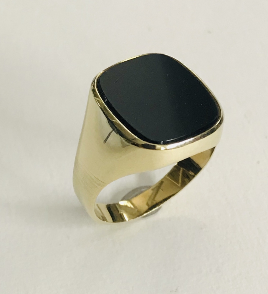 Siegelring-Onyx 585 GG