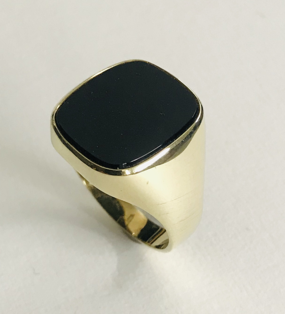 Siegelring-Onyx 585 GG