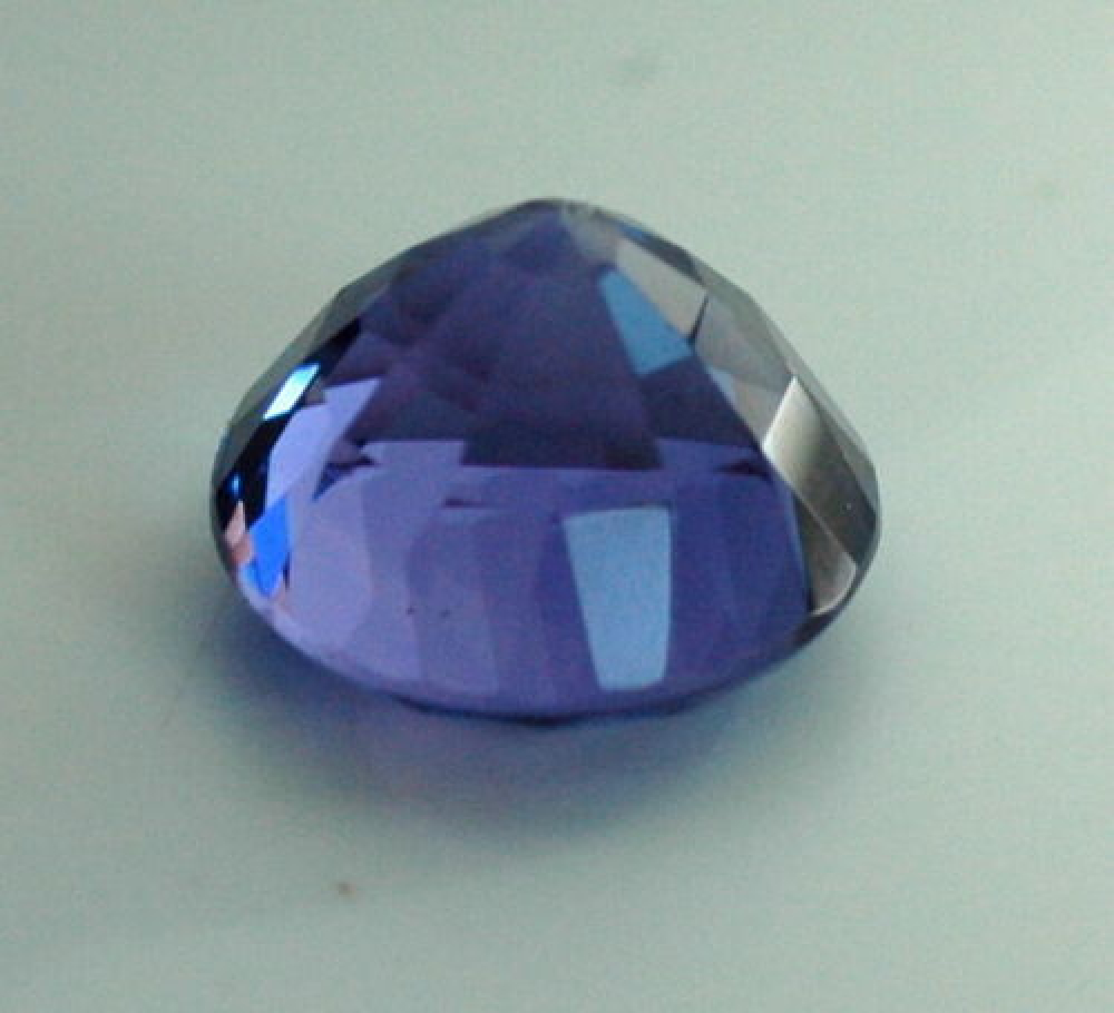 Tansanit rund 3,28ct fac.