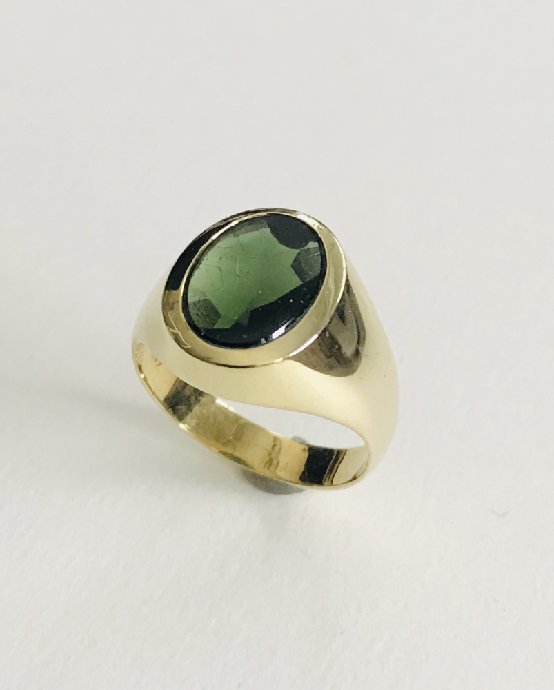 Turmalin-Siegelring 3,02 ct 585 GG